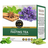 Teacurry Fasting Green Tea with Tulsi, Ginger & Spearmint - Herbal Blend for Intermittent Fasting - Pyramid Tea Bags