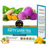 Teacurry Fatty Liver Green Tea with Ginger & Milk Thistle for Liver & Digestive Support - Pyramid Tea Bags