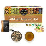 Teacurry Ginger Green Tea for Metabolism, Digestion & Immunity – Pyramid Tea Bags