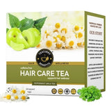 Teacurry Hair Care Herbal Infusion with Amla & Moringa to Support Stronger, Healthier-Looking Hair - Pyramid Bags