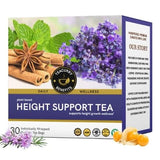 Teacurry Height Support Herbal Infusion with Ashwagandha & Shatavari - Pyramid Bags