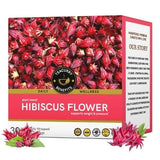 Teacurry Hibiscus Flower Infusion - Tart, Floral Blend for Metabolism & Digestive Balance - Pyramid Bags
