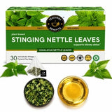 Teacurry Himalayan Stinging Nettle Infusion - Nutrient-Rich, Earthy & Naturally Caffeine-Free - Pyramid Bags