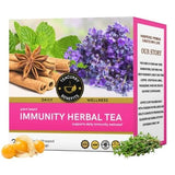 Teacurry Immunity Herbal Infusion with Ginger, Tulsi & Turmeric - Warming Spiced Blend for Everyday Immune & Digestive Support - Pyramid Bags