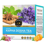 Teacurry Kapha Dosha Green Tea with Tulsi, Ginger & Black Pepper - Warming Ayurvedic Blend for Kapha Balance - Pyramid Tea Bags