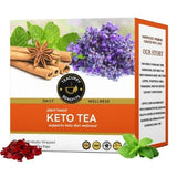 Teacurry Keto Green Tea with Cinnamon, Ginger & Hibiscus for Keto Support – Pyramid Tea Bags