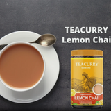 Teacurry Lemon Assam Black Tea for Zesty, Citrusy & Invigorating Chai Experience - Pack of 2