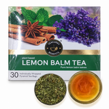 Teacurry Lemon Balm Infusion for Stress Relief & Better Sleep - Pyramid Bags