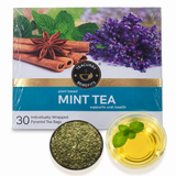 Teacurry Mint Infusion - Naturally Refreshing Blend for Oral Health & Fresh Breath - Pyramid Bags