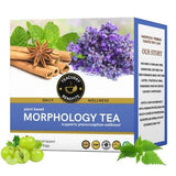 Teacurry Morphology Herbal Infusion with Ashwagandha, Gokshuru & Amalaki - Traditional Men's Wellness Blend - Pyramid Bags