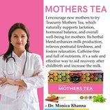 Teacurry Mothers Herbal Infusion with Fenugreek, Fennel & Chamomile - Traditional Blend for Nursing Mothers - Pyramid Bags
