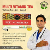 Teacurry Multi Vitamin Herbal Infusion with Moringa, Ashwagandha & Turmeric - Nutrient-Rich Blend for Everyday Vitality & Antioxidant Support - Pyramid Bags