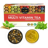 Teacurry Multi Vitamin Herbal Infusion with Moringa, Ashwagandha & Turmeric - Nutrient-Rich Blend for Everyday Vitality & Antioxidant Support - Pyramid Bags
