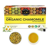 Teacurry Organic Chamomile Infusion - For Better Sleep & Calmer Mood - Pyramid Bags