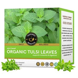 Teacurry Organic Tulsi Infusion for Immunity, Stress Relief & Digestive Wellness - Pyramid Bags