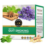 Teacurry Quit Smoking Herbal Infusion with Licorice & Ginger for Respiratory Wellness & Everyday Comfort - Pyramid Bags