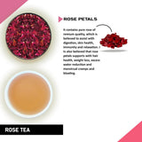 Teacurry Rose Infusion - Floral, Sweet & Naturally Caffeine-Free - Pyramid Bags