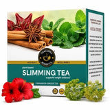 Teacurry Slimming Assam Green Tea with Hibiscus, Tulsi & Spearmint for a Lighter, Healthier Lifestyle - Pyramid Tea Bags