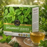 Teacurry Spearmint Infusion for Hormonal, Digestive & Skin Balance - Pyramid Bags