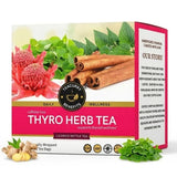 Teacurry Thyro Herb Green Tea with Ashwagandha, Turmeric & Licorice - Ayurvedic Blend for Thyroid & Digestive Wellness - Pyramid Tea Bags
