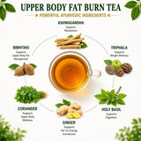 Teacurry Upper Body Fat Burn Herbal Infusion with Moringa, Ashwagandha & Triphala to Support Healthy Weight Management - Pyramid Bags