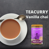 Teacurry Vanilla Assam Black Tea — Creamy, Aromatic Chai with a Smooth and Comforting Finish