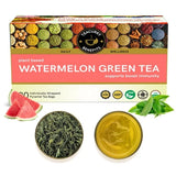 Teacurry Watermelon Assam Green Tea - Fruity & Refreshing - Pyramid Tea Bags