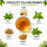 Teacurry Women Fertili Infusion with Spearmint, Shatavari & Nettle for Everyday Women's Wellness - Pyramid Bags
