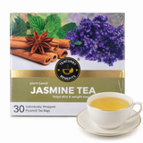Teacurry Jasmine Flower Infusion - Intensely Floral with a Naturally Sweet Finish - Pyramid Bags