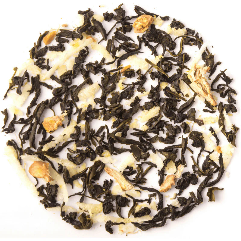 Tearaja Coconut Green Tea Leaves