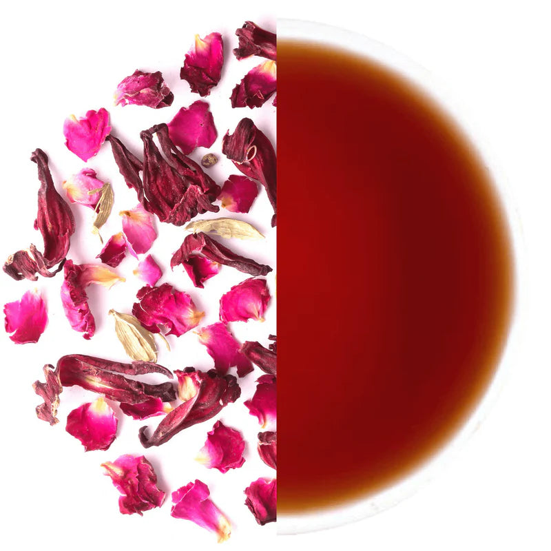 Tearaja Hibiscus Rose Refresher Herbal Infusion
