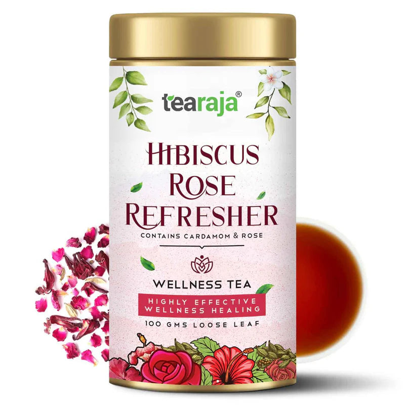 Tearaja Hibiscus Rose Refresher Tea