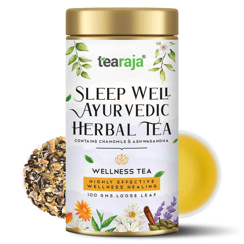 Tearaja Sleep Well Ayurvedic Green Tea