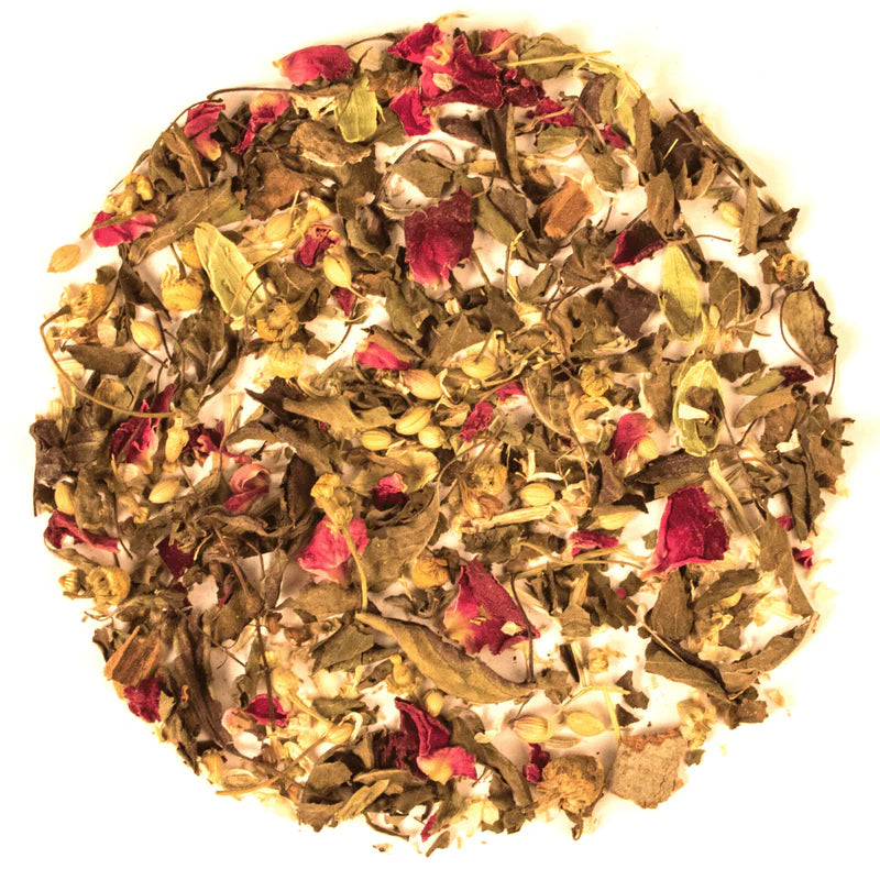 Tearaja Tri Doshic Ayurvedic Infusion with Chamomile, Holy Basil and Brahmi