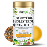 Tearaja Ayurvedic Cholesterol Control Herbal Green Tea with Jasmine, Fenugreek and Gooseberry