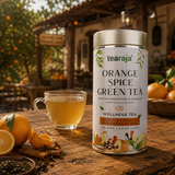 Tearaja Orange Spice Green Tea – Refreshing Citrus & Aromatic Spices