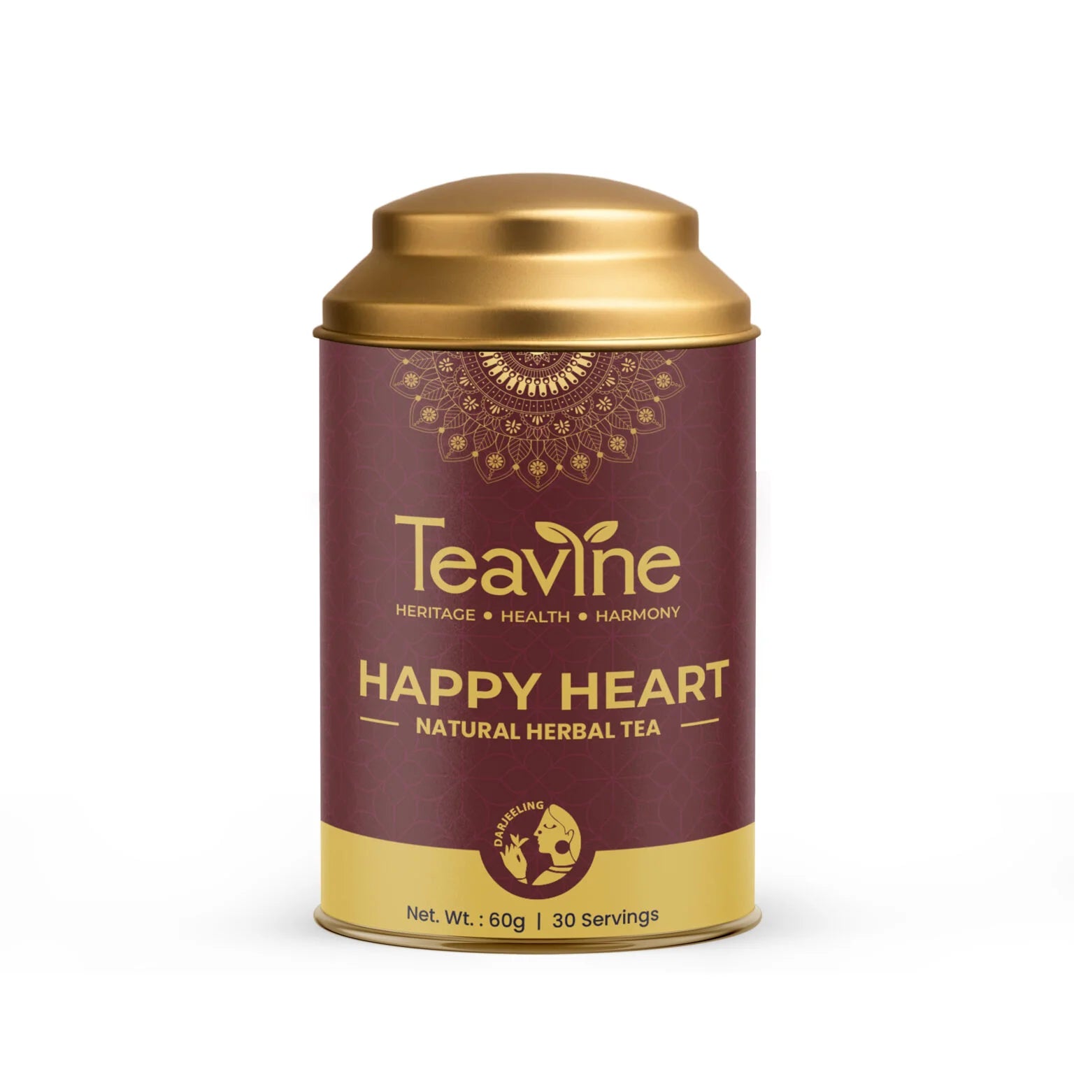 Teavine Happy Heart Natural Herbal Tea