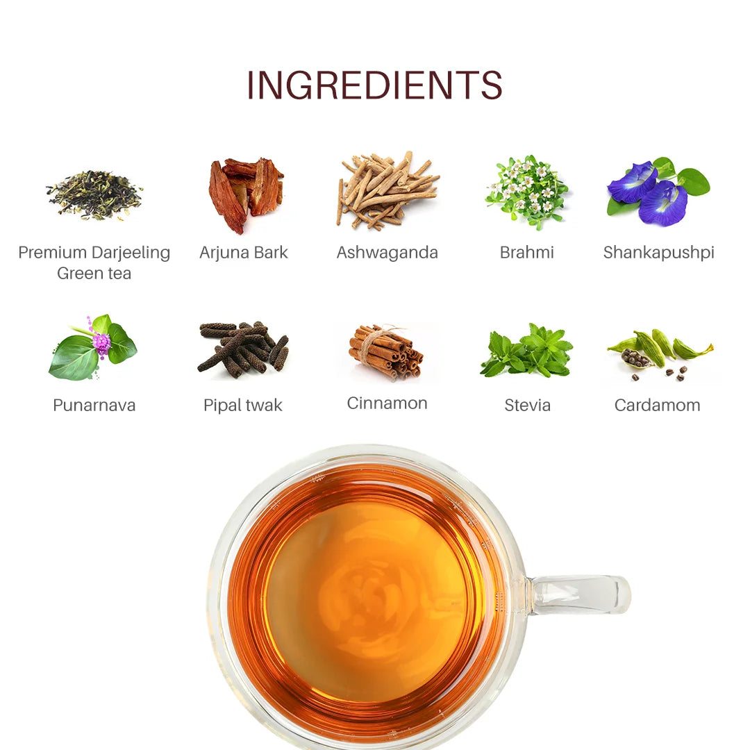 Teavine Happy Heart Tea Ingredients