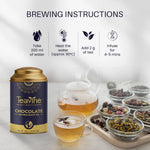 Teavine Chocolate Black Tea Brewing Instructions