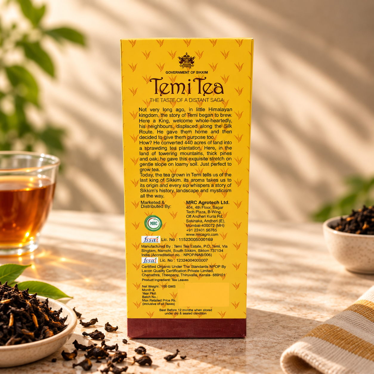 Temi Special Organic Orthodox Broken Black Tea