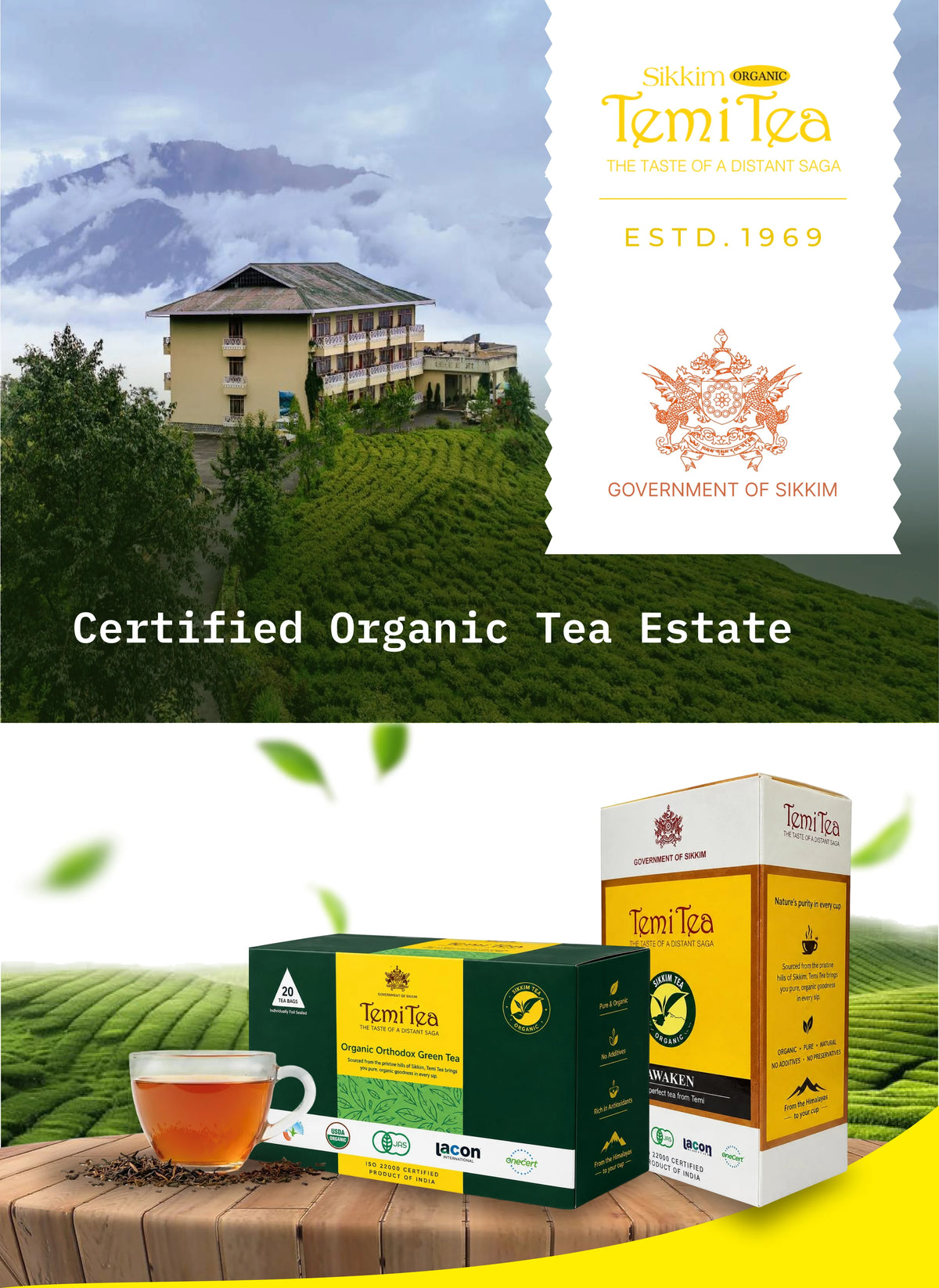Temi Tea Estate Mob Banner