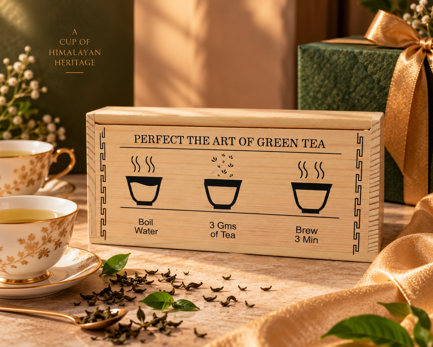 Temi Tea Organic Green Tea Box