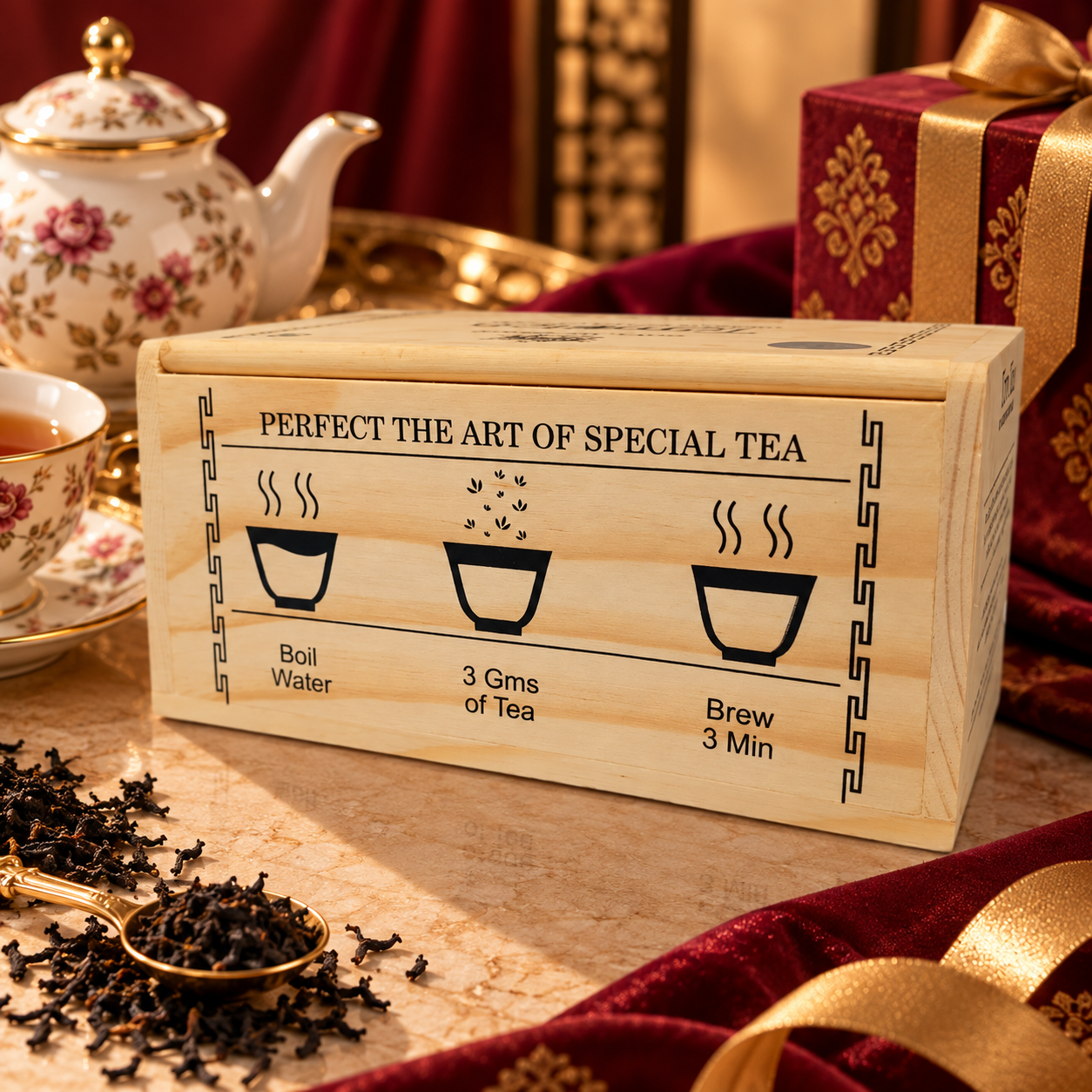 Temi Tea Premium Organic Orthodox Black Tea Gift Pack