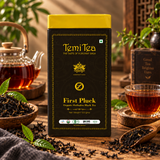 Temi Tea First Pluck Organic Orthodox Black Tea with Light Floral Finish - Government of Sikkim