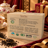 Temi Tea Premium Organic Orthodox Black Tea in a Wooden Caddy -Perfect Gift for Quality Tea Lovers - Government of Sikkim