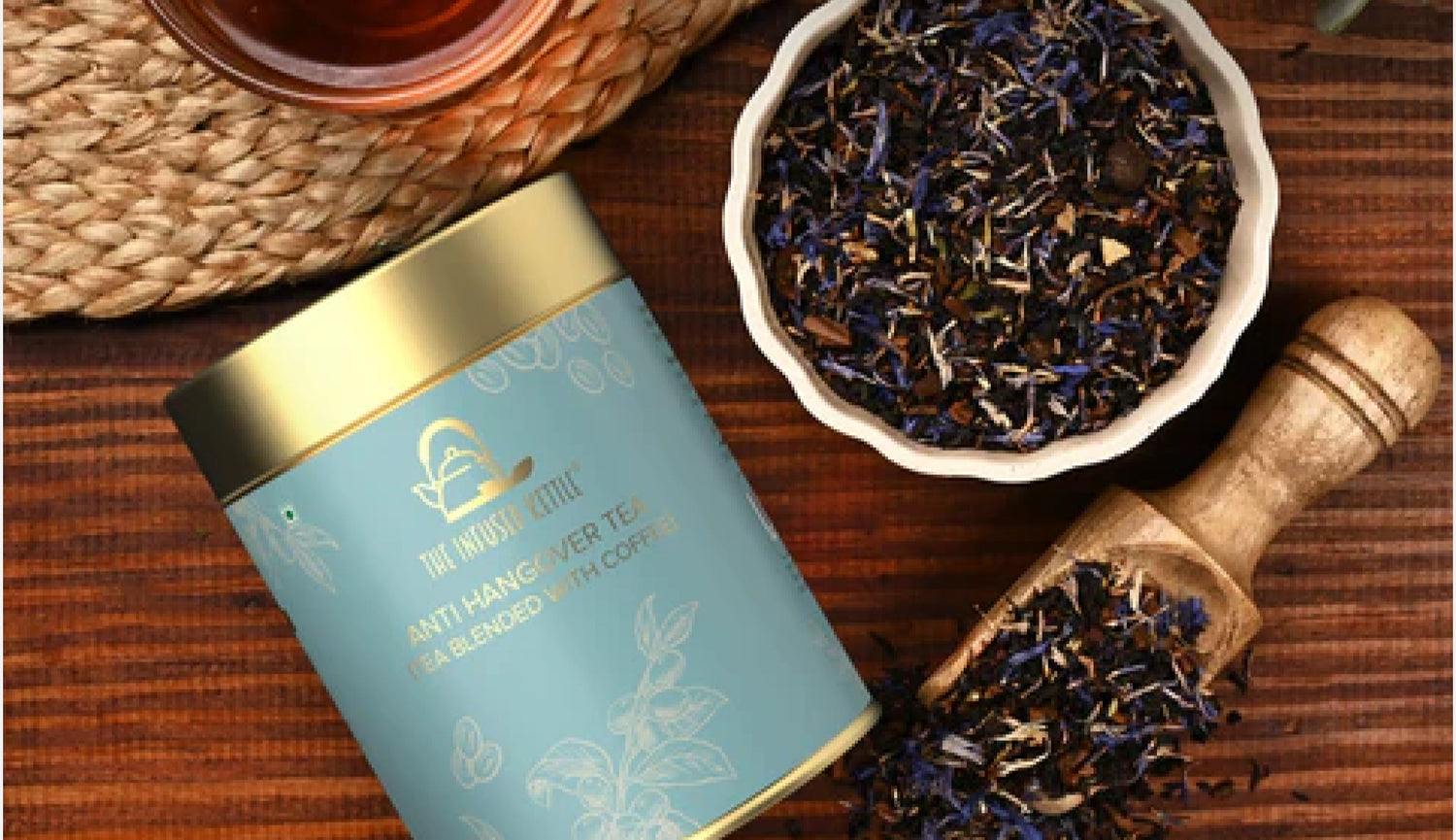 The Infused Kettle Anti Hangover Tea Blended with Coffee