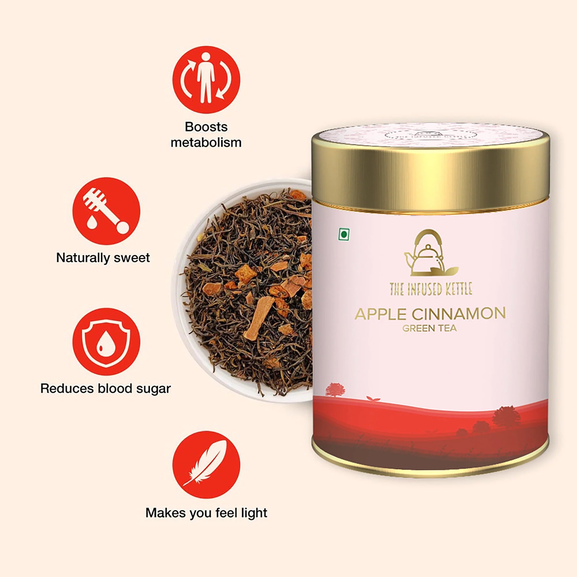 The Infused Kettle Apple Cinnamon Green Tea Benefits