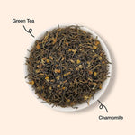 The Infused Kettle Chamomile Green Tea Leaves