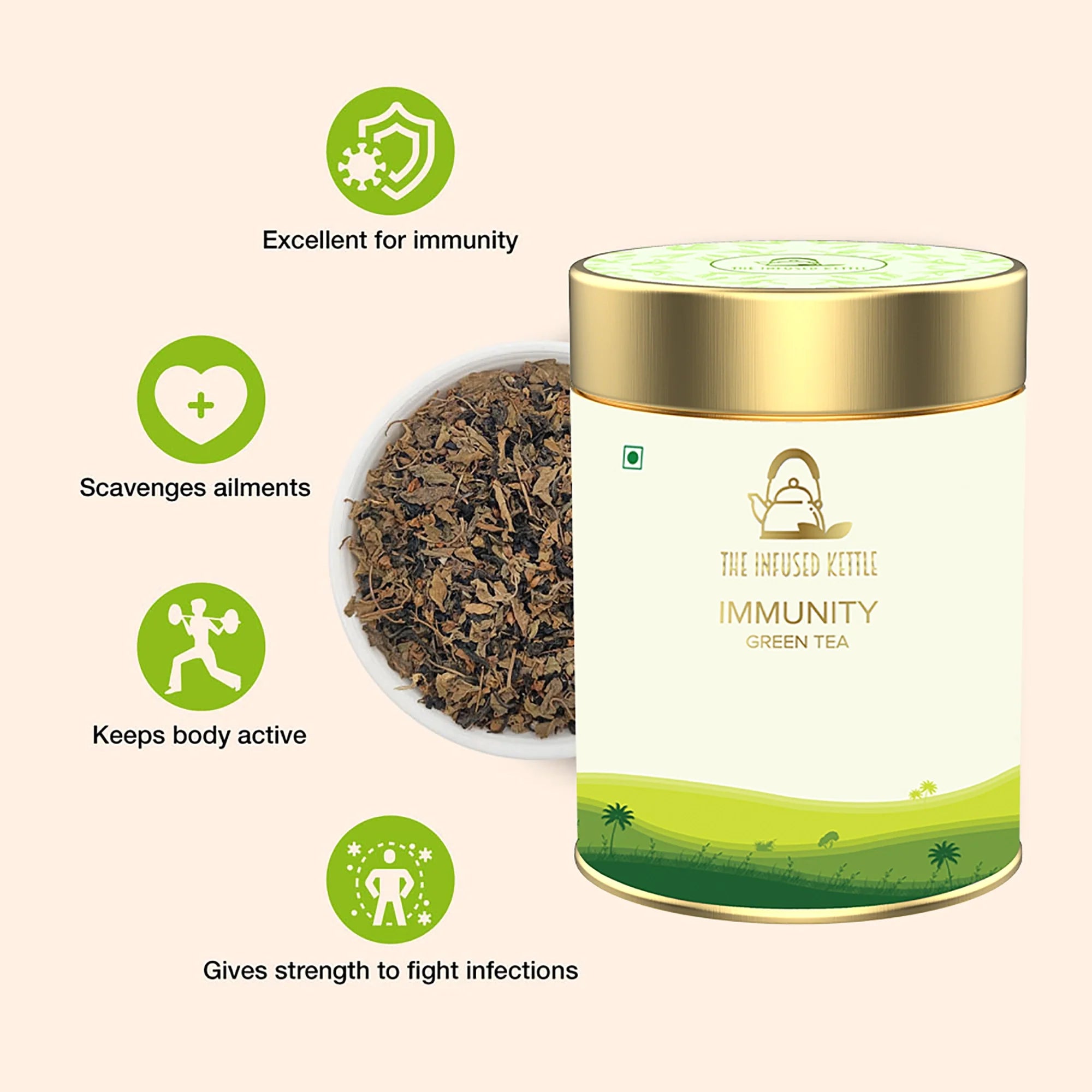 The Infused Kettle Immunity Green Tea Benefits