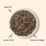The Infused Kettle Immunity Green Tea Leaves